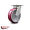 Service Caster 6 Inch Kingpinless Poly on Aluminum Wheel Swivel Top Plate Caster SCC-KP30S620-PAR - alternate 4